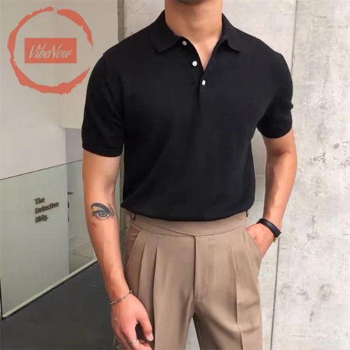 VibeNow Casual Polo Shirt