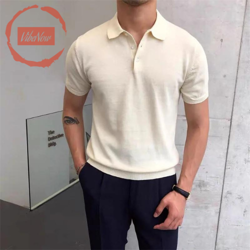 VibeNow Casual Polo Shirt