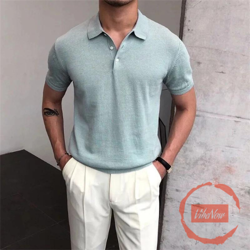 VibeNow Casual Polo Shirt