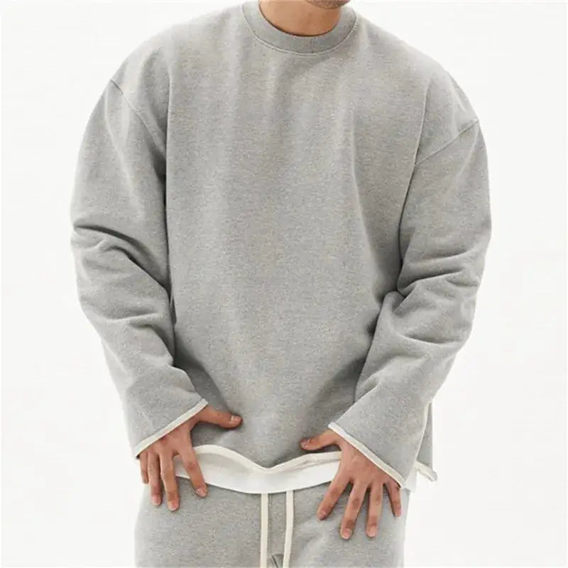 VibeNow Mens Casual Long Sleeve