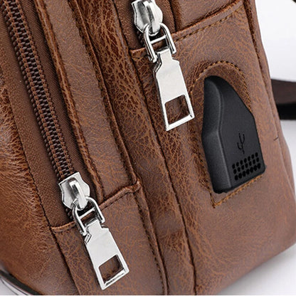 Luxury Crossbody Bag with USB - Limited Edition