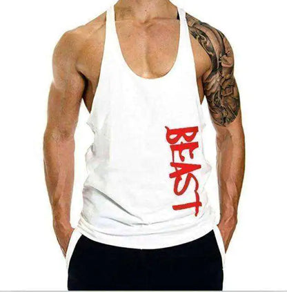 Beast Print Fitness Muscle Shirt