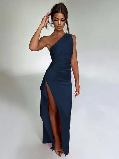 Satin Maxi Dress